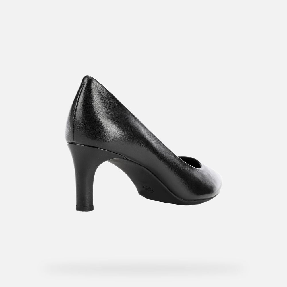 Geox Bayan Stiletto Ayakkabı Siyah - Bibbiana - XWB-519463